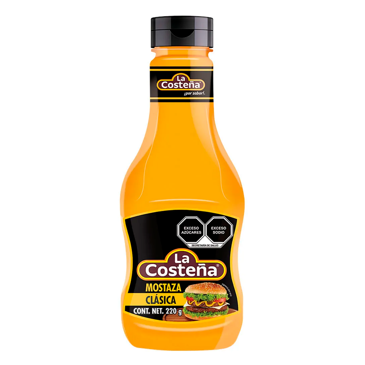 Mostaza Costeña Pet Brill La Costeña 220 GRS