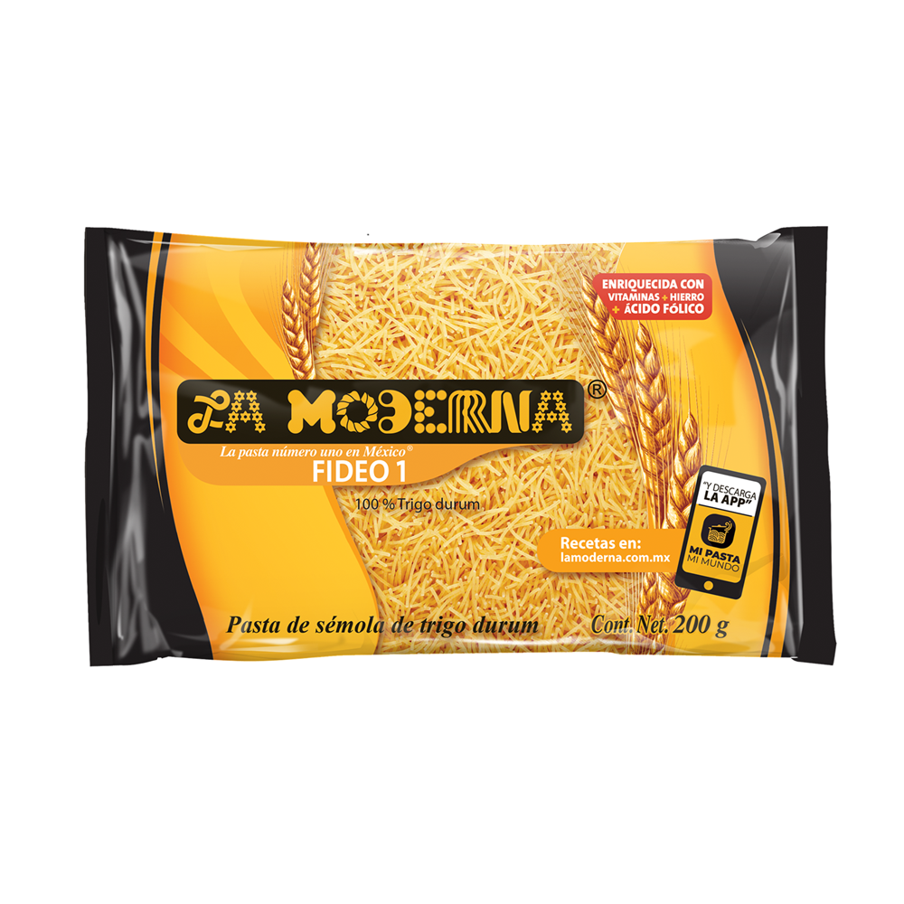 Fideo 1 La Moderna 200 G