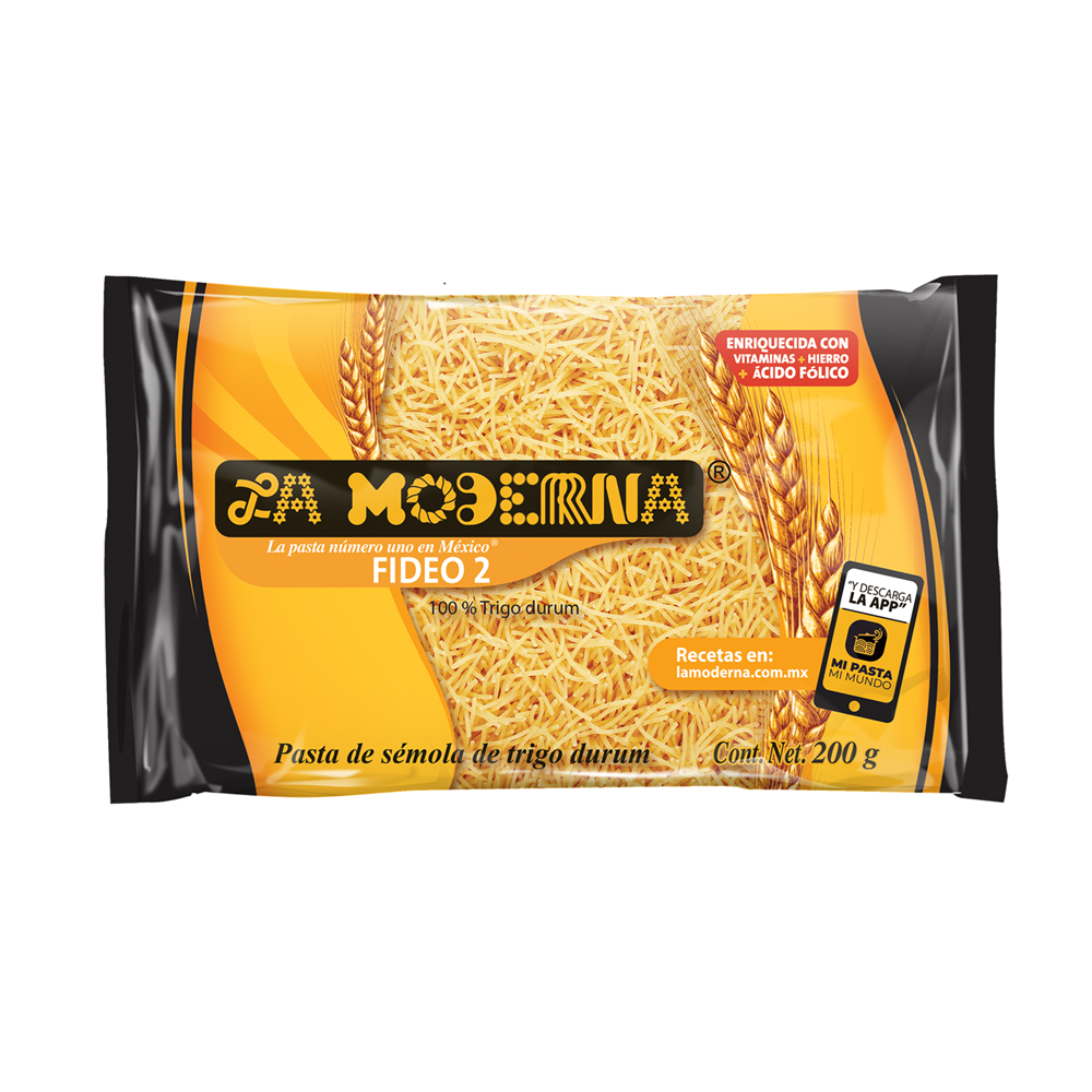 Fideo 2 La Moderna 200 G