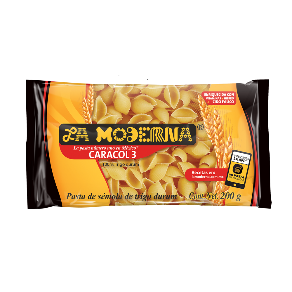 Pasta Caracol 3 La Moderna 200 G