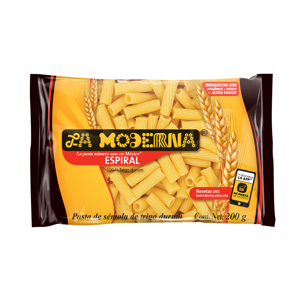 Pasta Espiral La Moderna 200 G