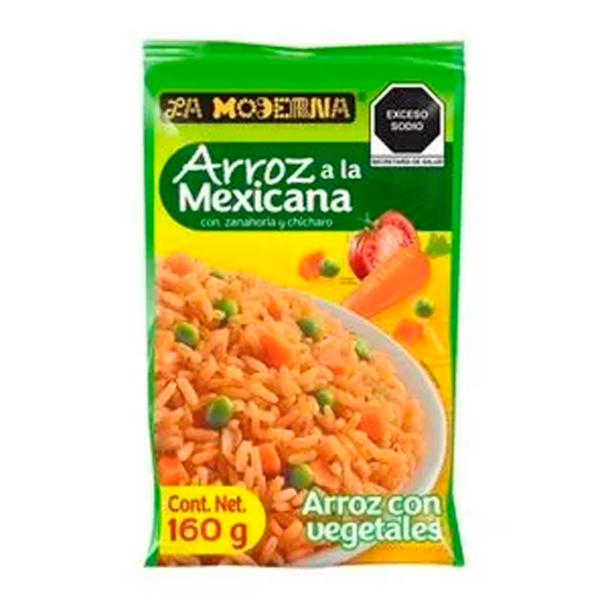ARROZ MODERNA A LA MEXICANA C/VEG 160 GRS