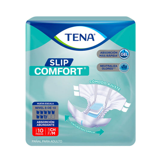 Pañales para Adulto TENA Slip Comfort Talla:M 10 piezas