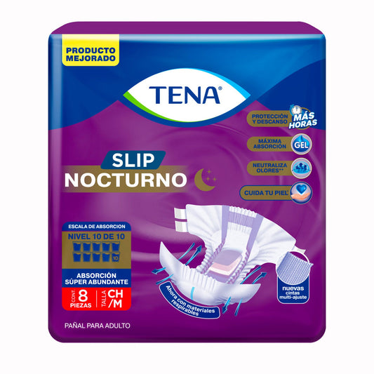 TENA Slip Nocturno Talla:M 8 piezas