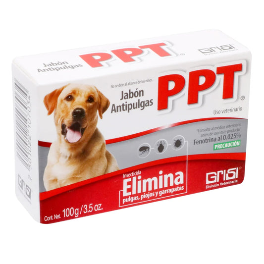 Jabon Grisi Para Perro Antipulgas 100 GRS