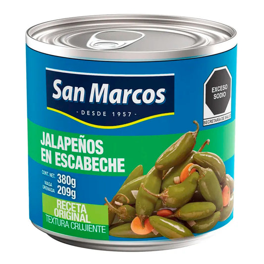 Chiles San Marcos Jalapeños 380 GRS