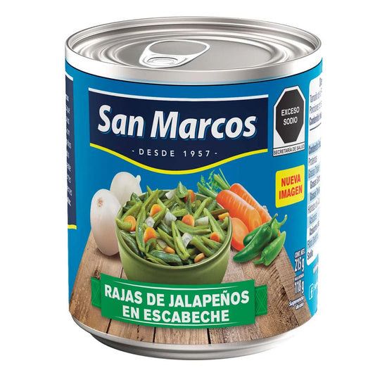 Chiles En Rajas San Marcos 215 GRS