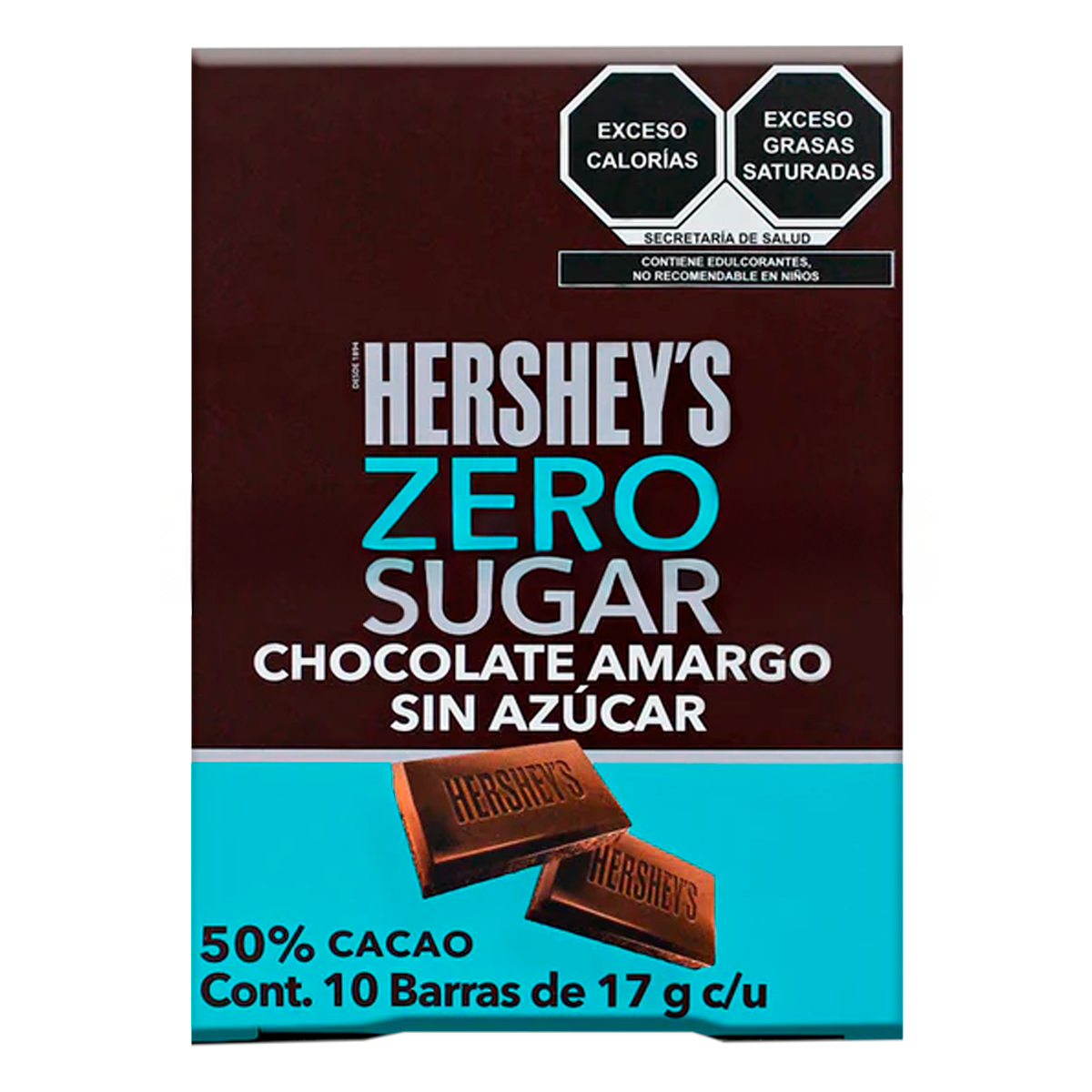 Chocolate Hershey´S Zero Azuc En Barra 17 GRS