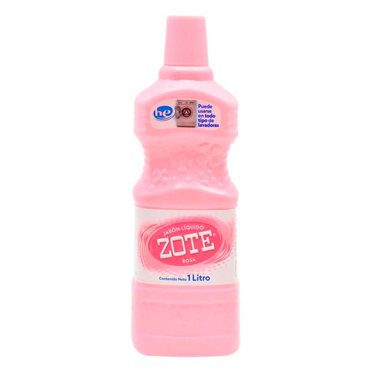 Jabon Liquido Zote Rosa 1 LTS