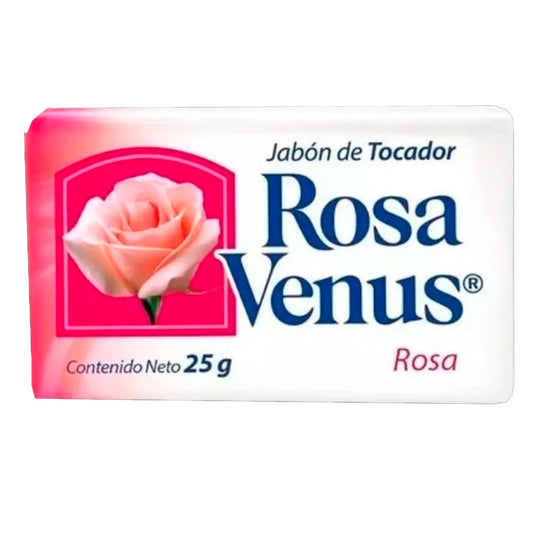 Jabon De Tocador Rosa Venus Rosa En Barra 25 GRS