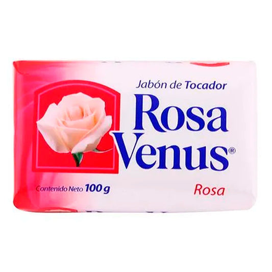 Jabón De Tocador Rosa Venus Rosa 100 GRS