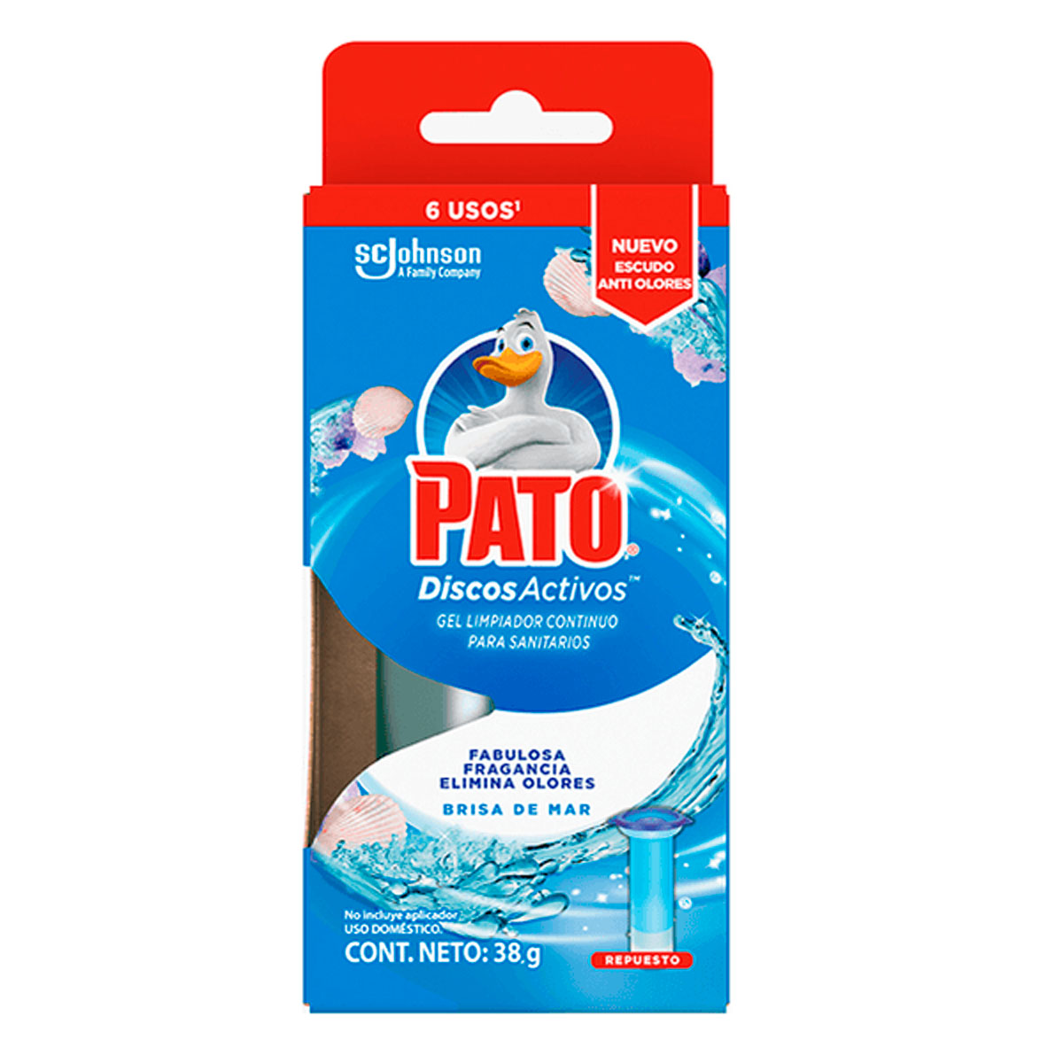 Limpiador Pato Discos Activos 36 GRS