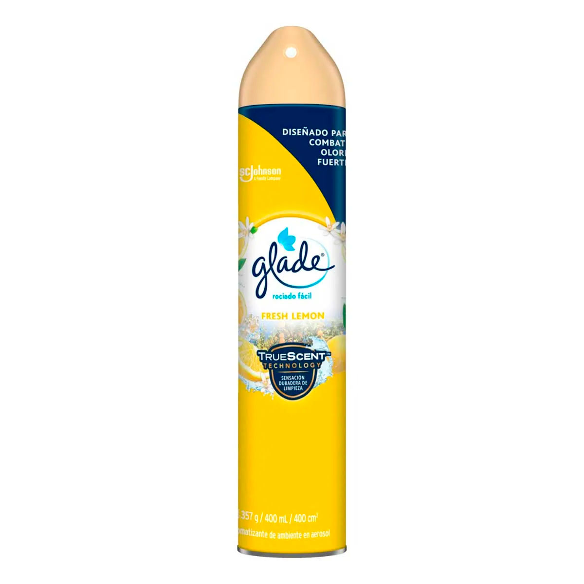 Aromatizante En Aerosol Glade Limón Fresh 400 MLL