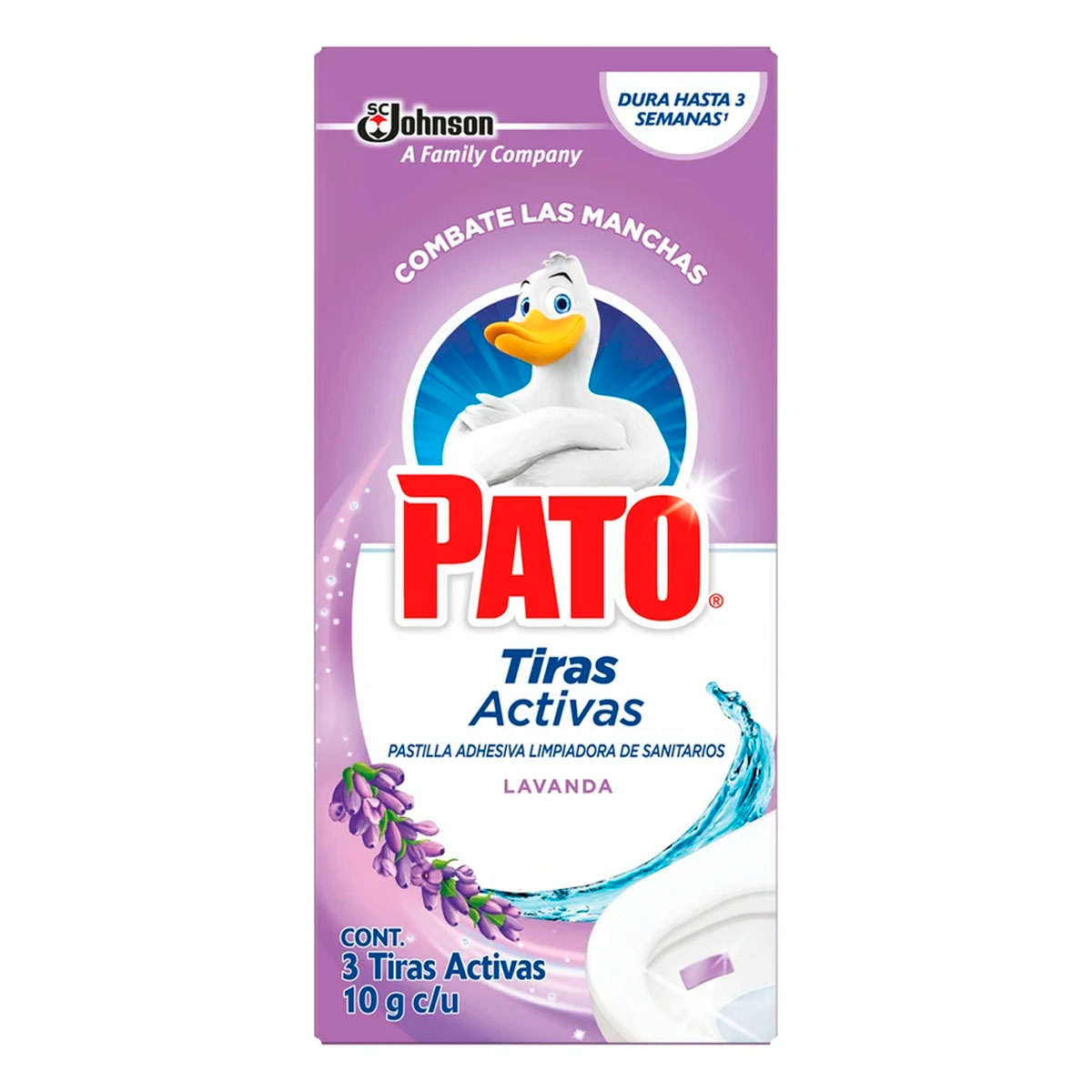 Tiras Activas Mr.Musc Pato Lavanda 10 GRS