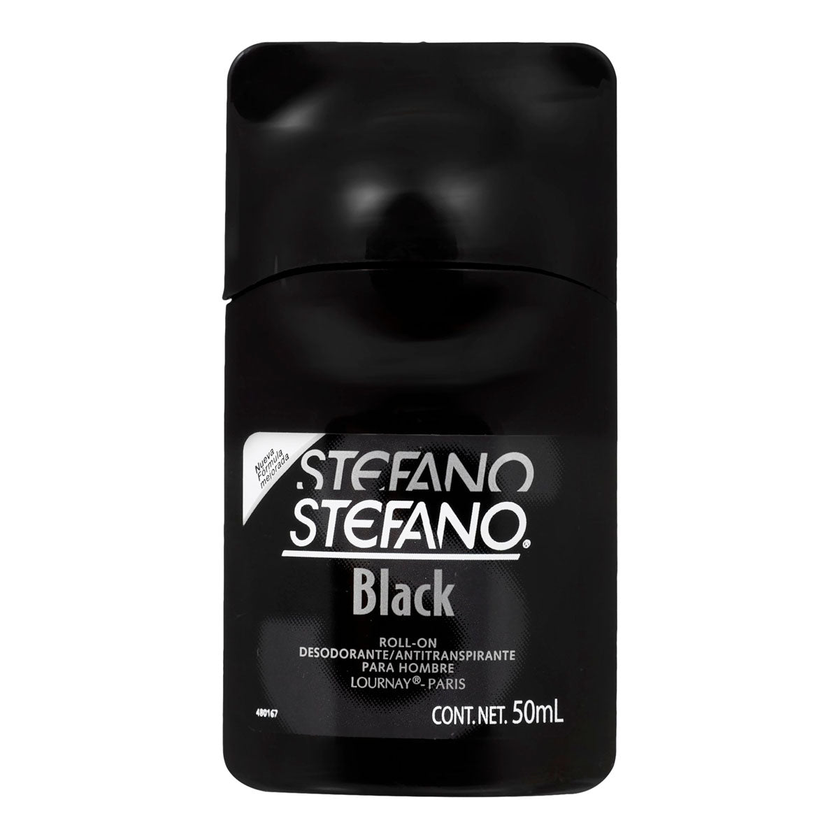 Desodorante Stefano Black en Roll On, 50 ml