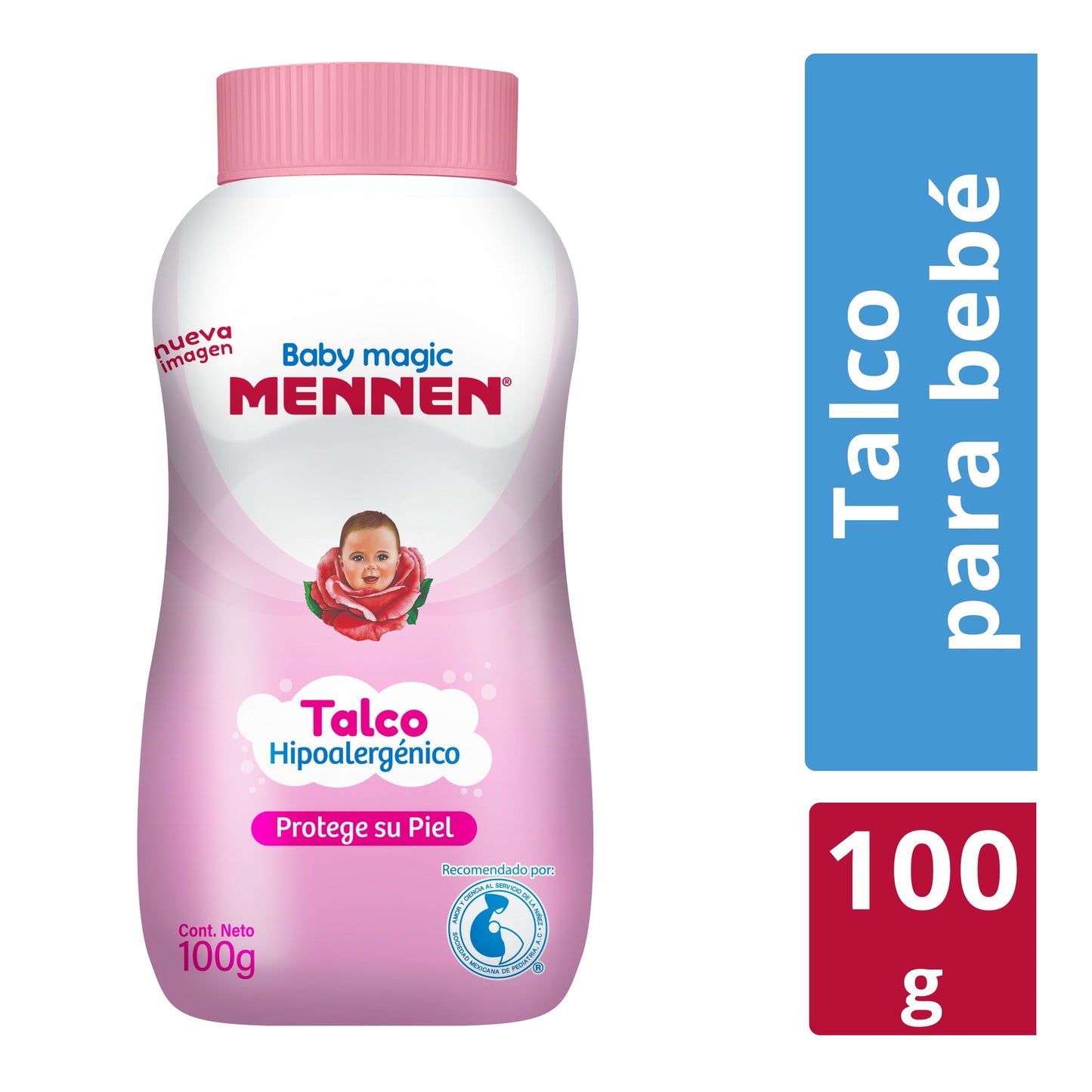 Talco para Bebés Mennen Baby Magic Rosa 100 g