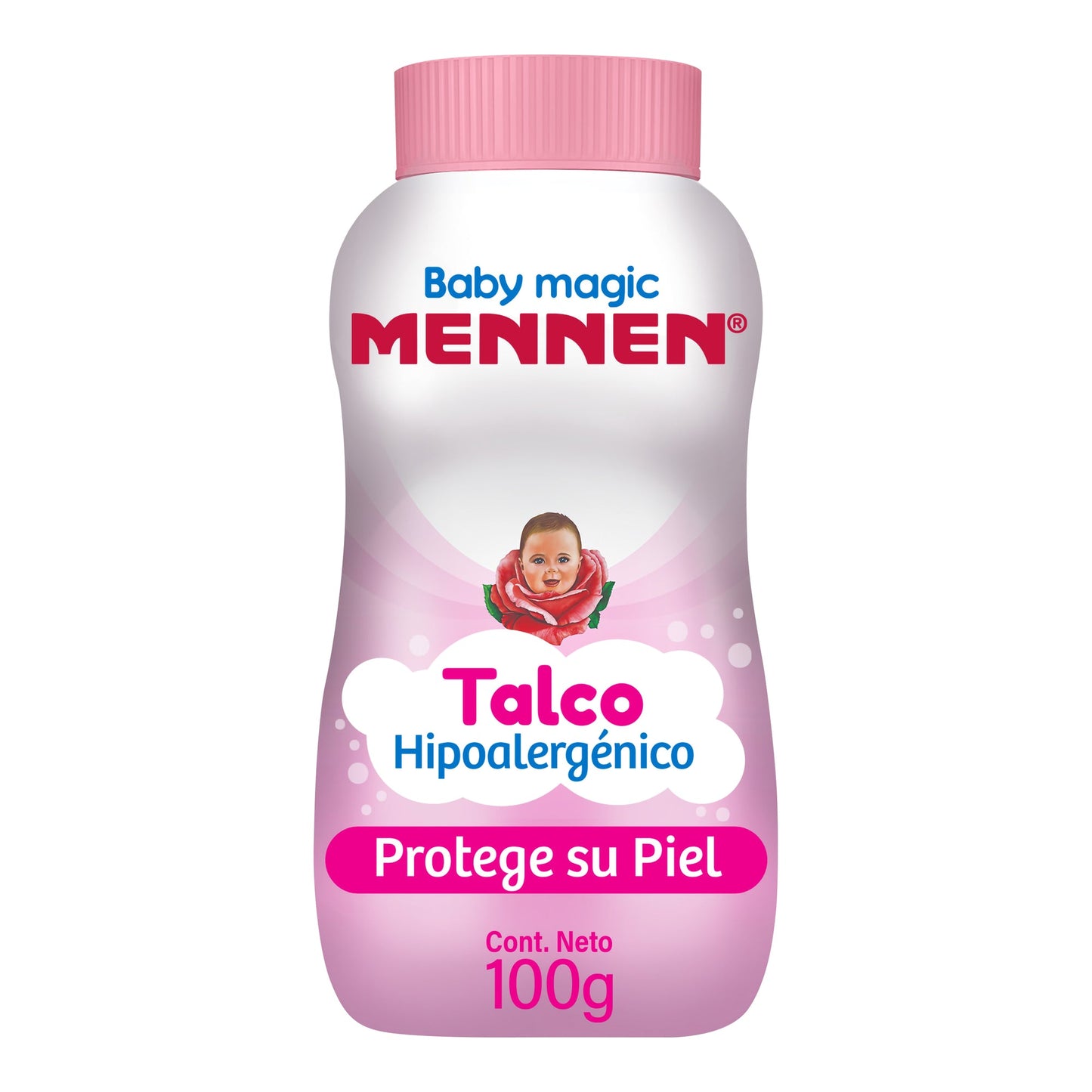 Talco para Bebés Mennen Baby Magic Rosa 100 g