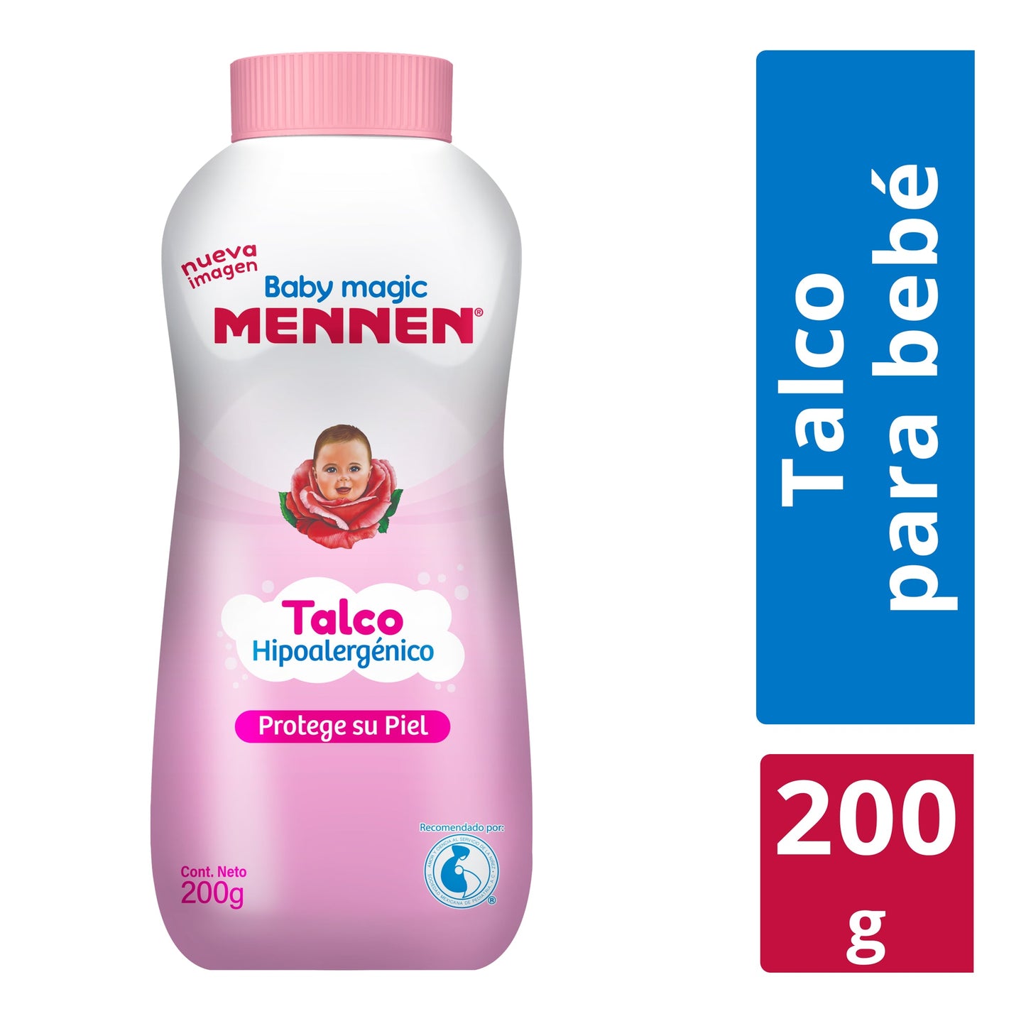 Talco para Bebés Mennen Baby Magic Rosa 200 g