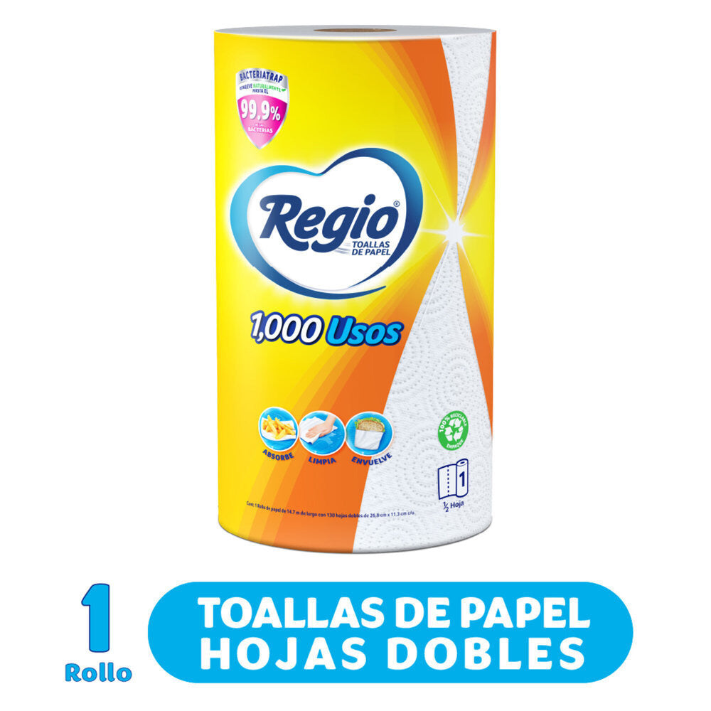 Toallas de Papel Regio 1000 Usos 1 rollo