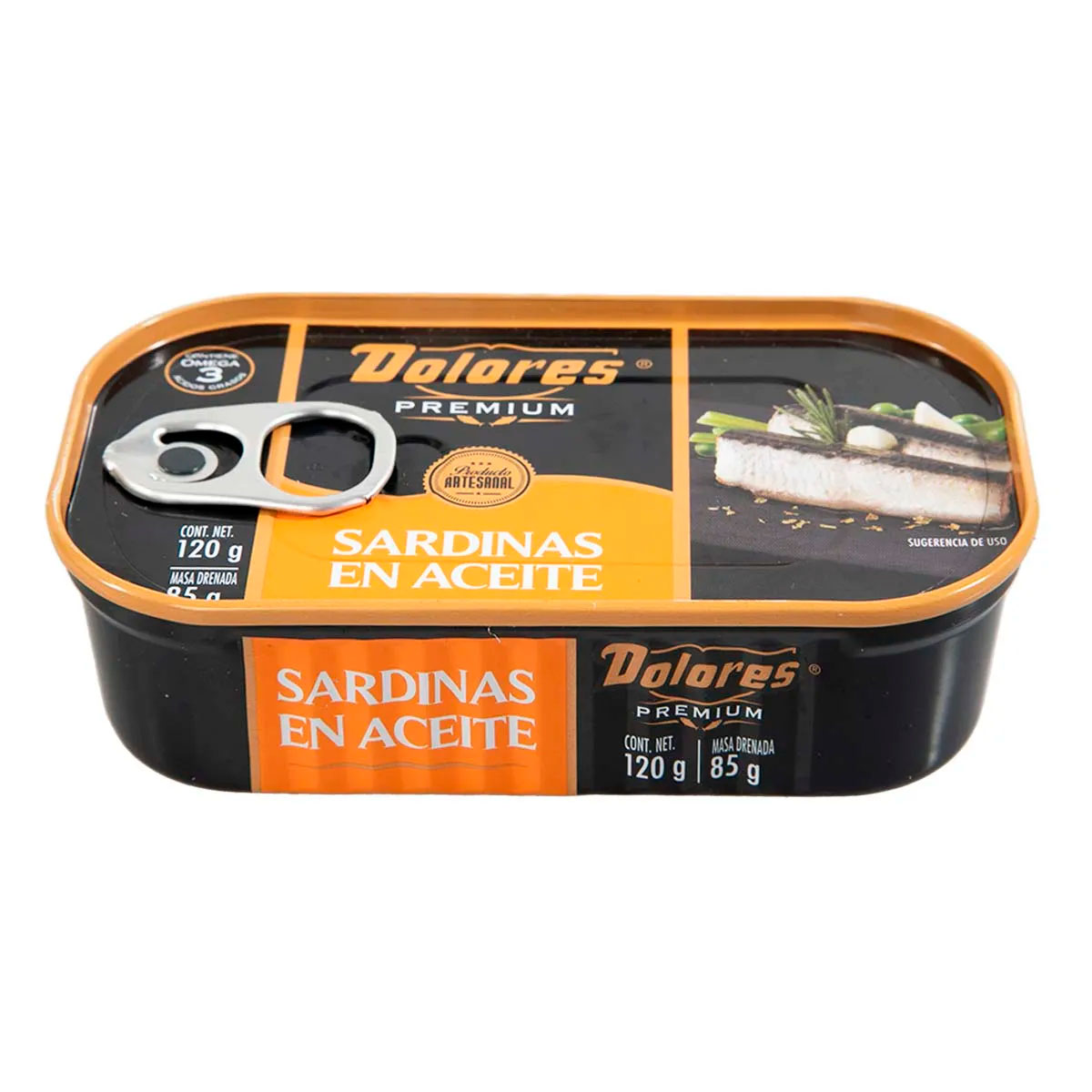 SARDINA DOLORES PREMIUM EN ACEITE 120 GRS