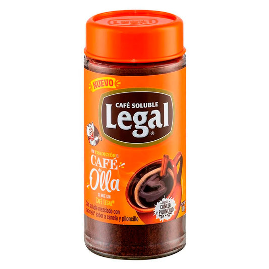 Cafe Soluble Legal De Olla Piloncillo Canela 180 GRS