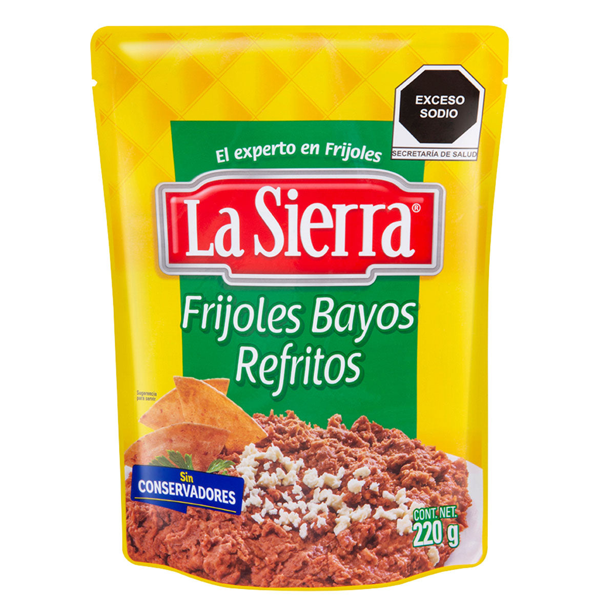 Frijol Sierra Bayos Refritos 220 GRS