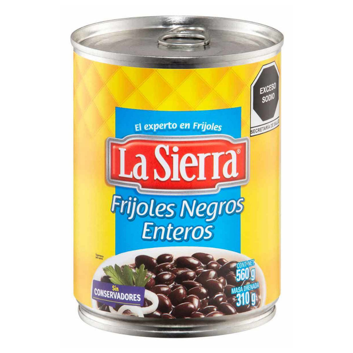 Frijoles La Sierra Negros Enteros 560 GRS