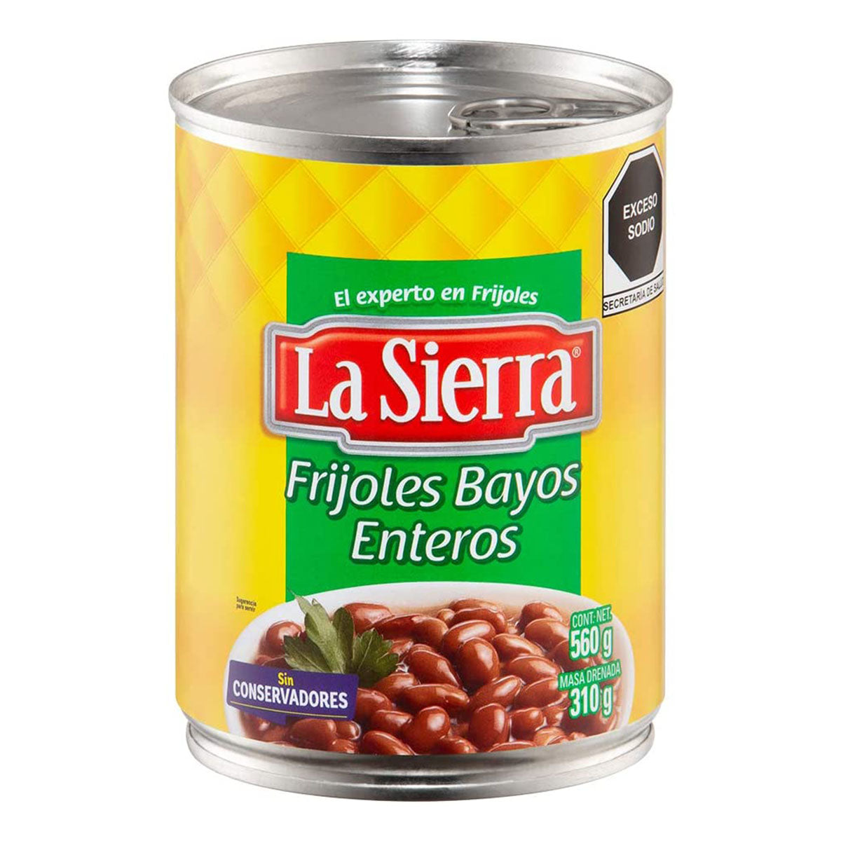 Frijoles La Sierra Bayos Enteros 560 GRS