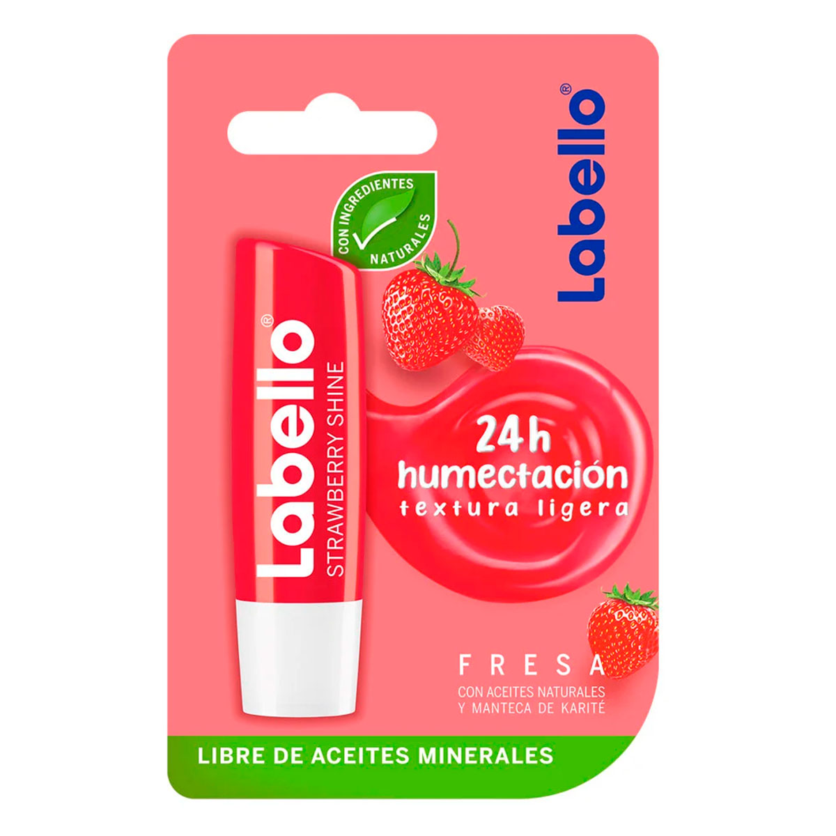 Crema Para Labios Labello Fresa 4.8 GRS