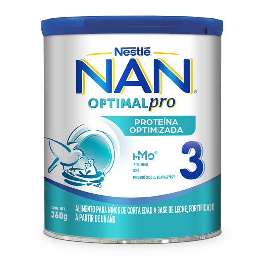 Alimento para Niños NAN 3 Optimal Pro, a partir de 1 Año, 360g