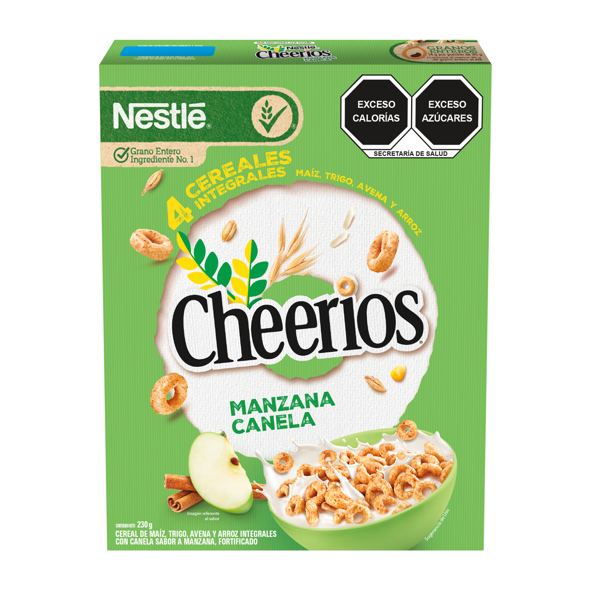 Cereal Nestlé Cheerios Manzana Canela con Avena 230g