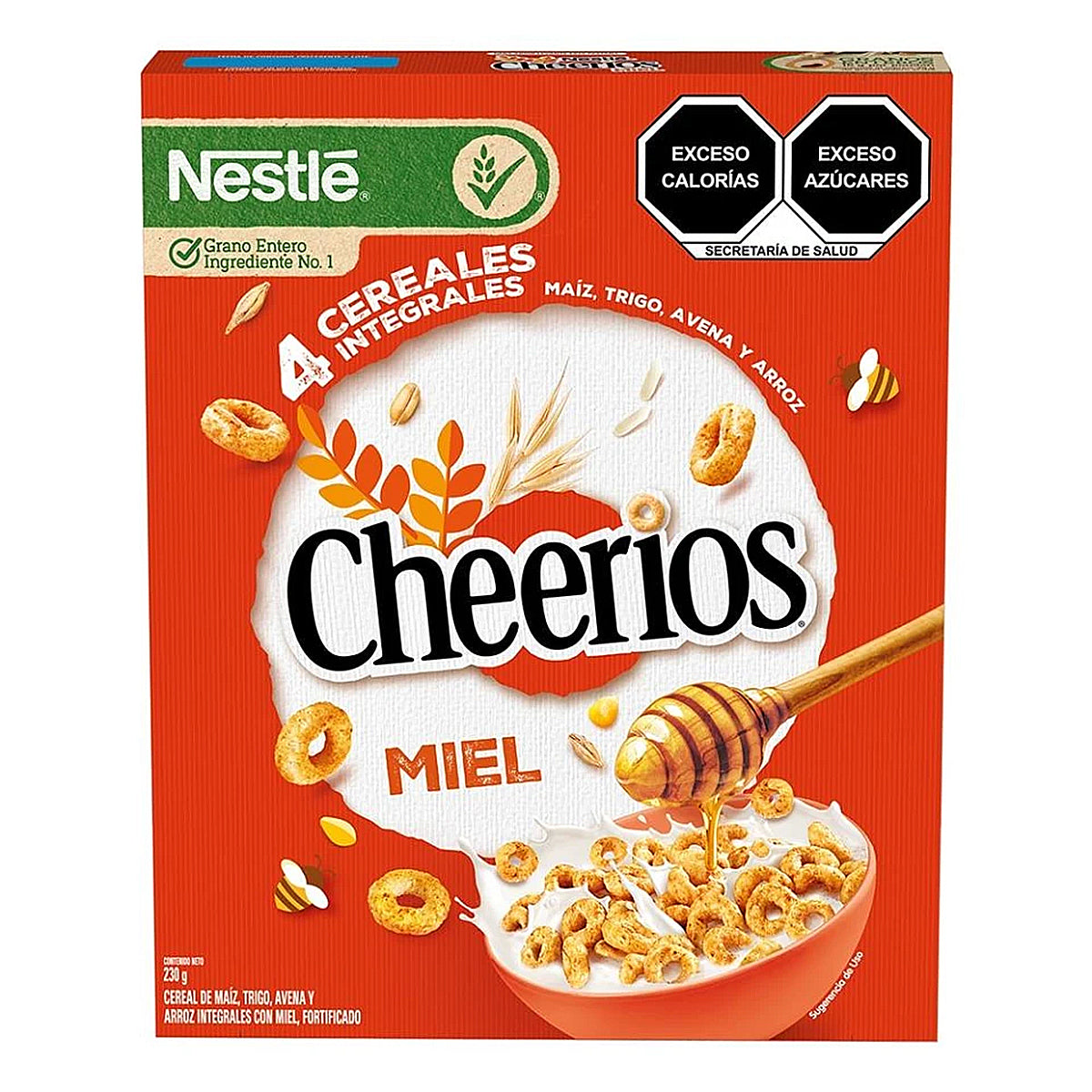 Cereal Nestlé Cheerios Miel con Avena 230g