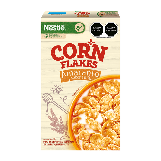 Cereal Nestlé Corn Flakes Amaranto y Miel 420g