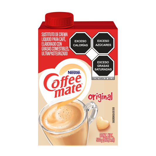 Sustituto de Crema para Café Coffee Mate Líquido Original 530g