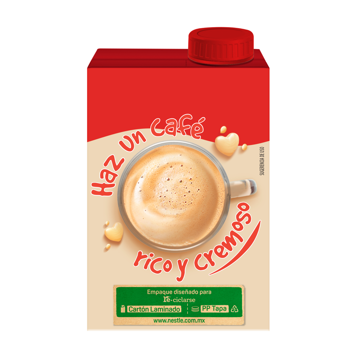 Sustituto de Crema para Café Coffee Mate Líquido Original 530g