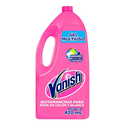 Quitamanchas En Gel Vanish Rosa 420 MLL