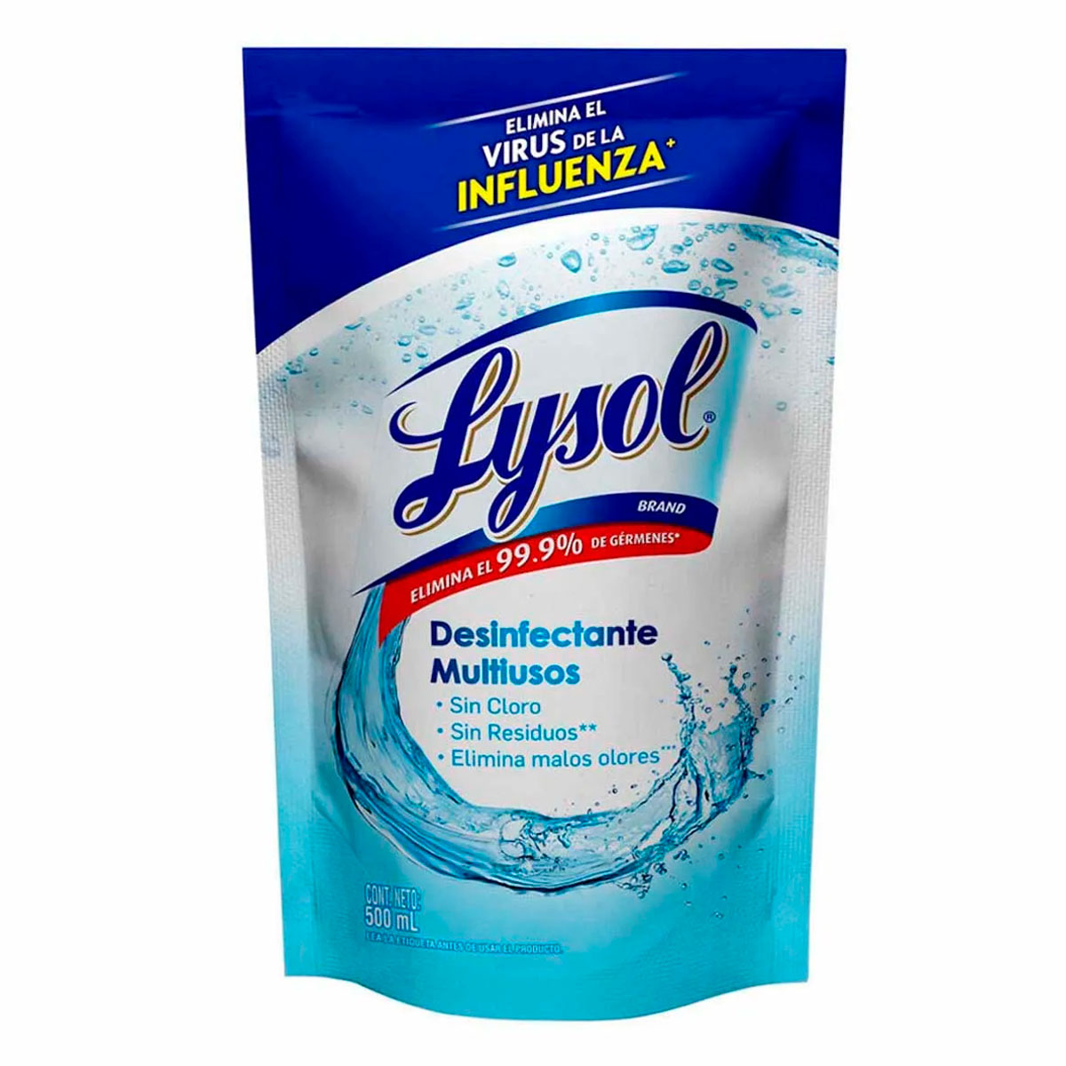 Limpiador Lysol Desinfectante Mult Doy Pack 500 MLL