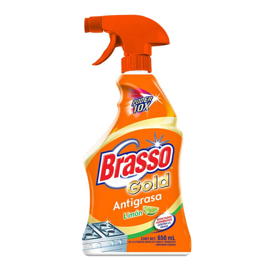 Limpiador Brasso Antigrasa Limón 650 MLL