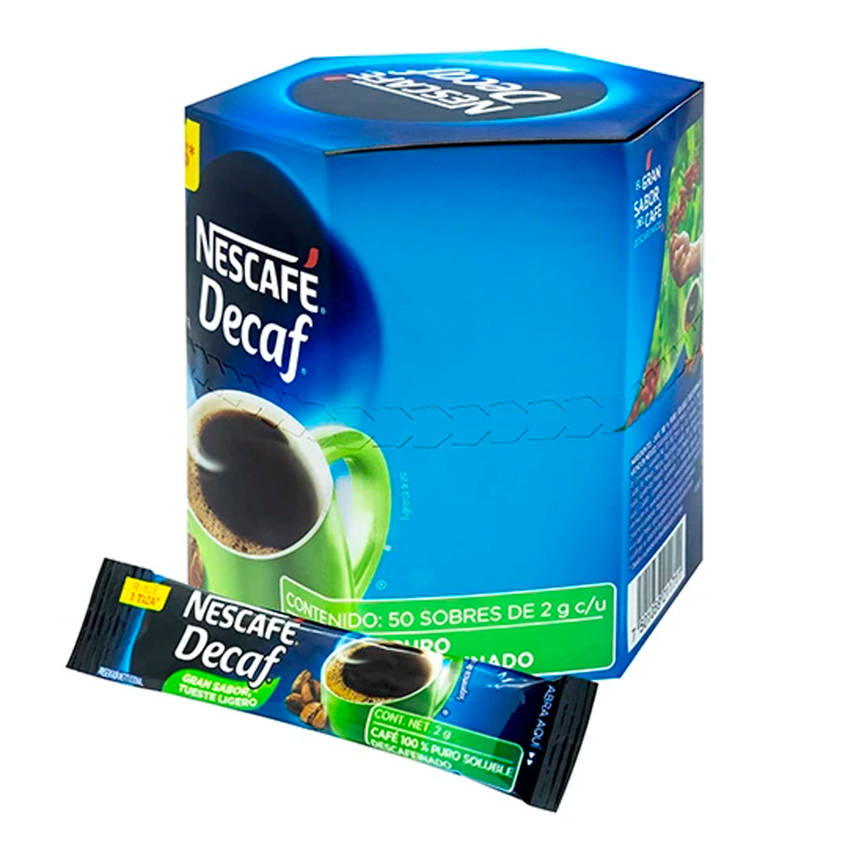 EXHIBIDOR NESCAFE DECAF SOBRE 2 GRS