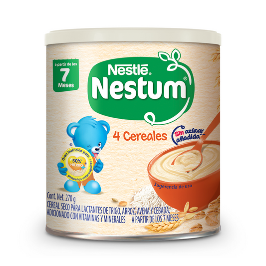 Cereal Infantil Nestum Etapa 2 4 Cereales Lata 270g