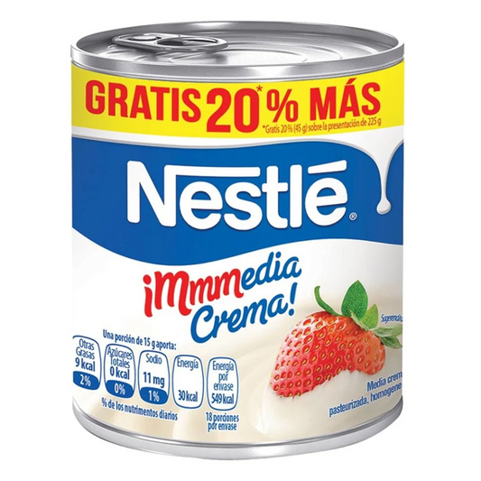 Media Crema Nestle+20% 225 GRS