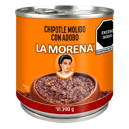 Chiles  Chiles La Morena Chipotle Molido C/Adobo La Morena Chipotle Molido C/Ad 390 GRS