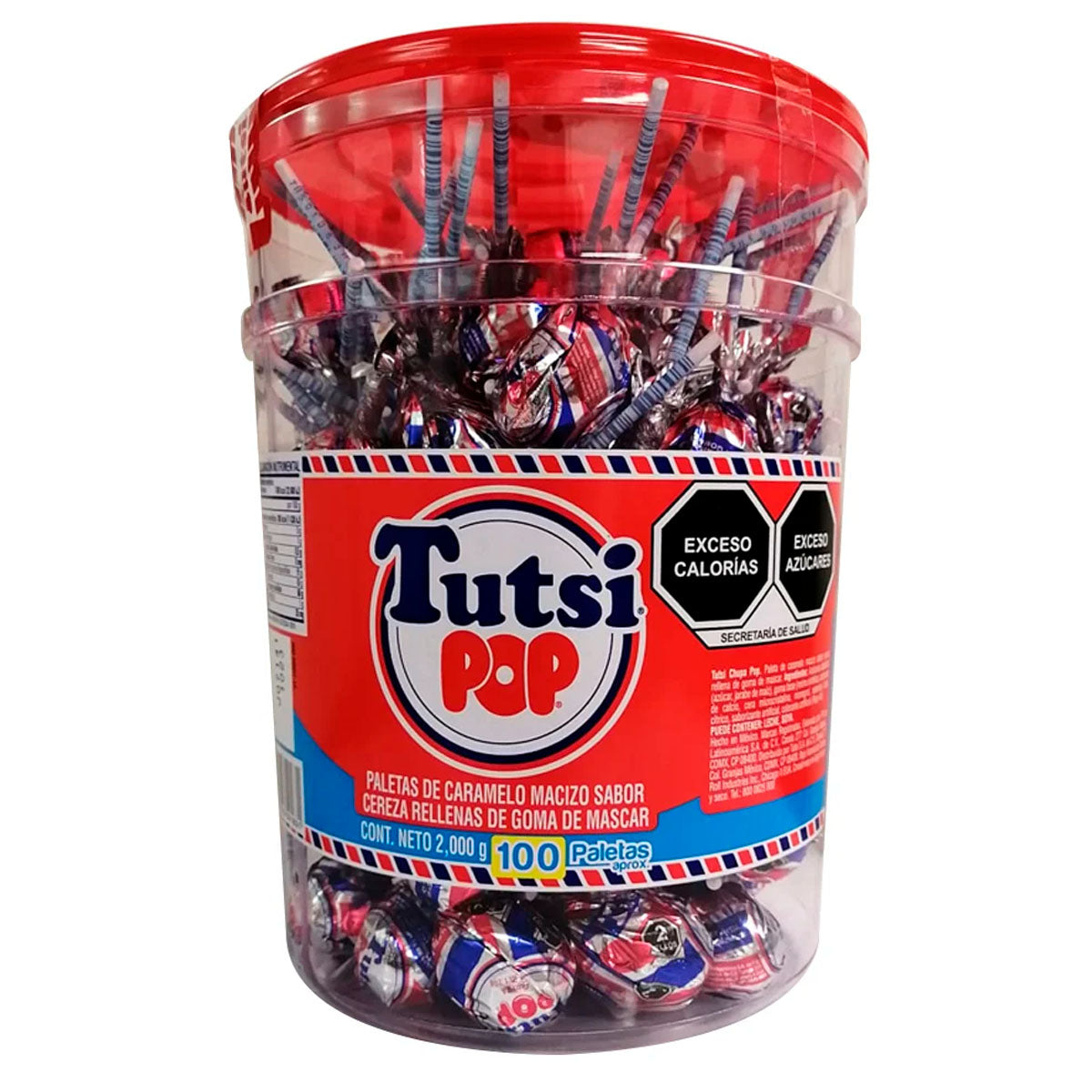 Paleta Tutsi Pop Vitrolero 100 PZS