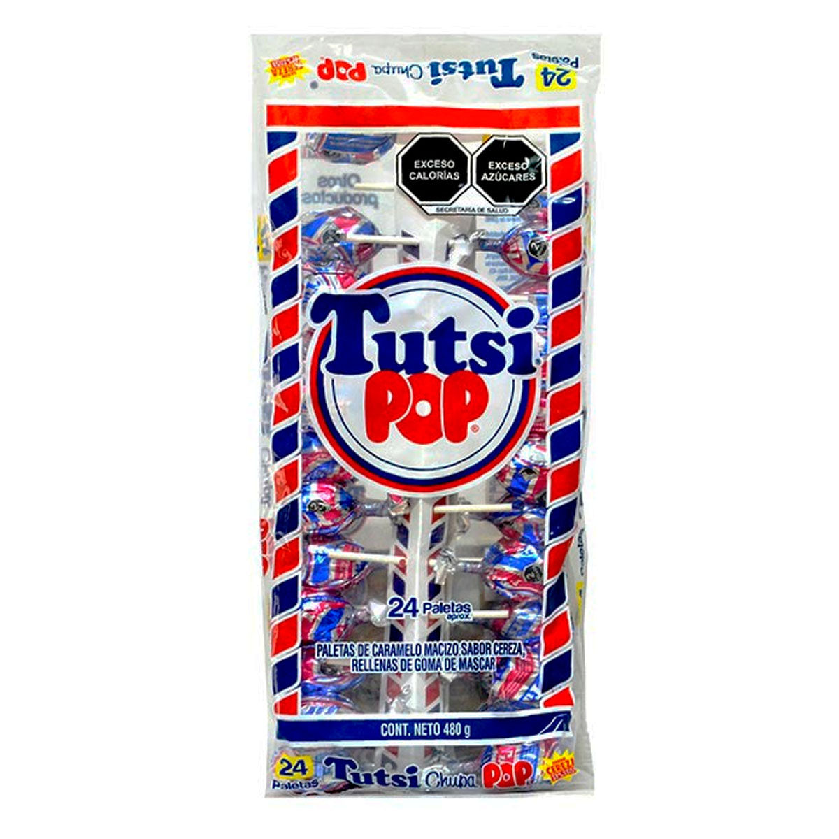 Paleta Tutsi Pop Tira 24 PZS