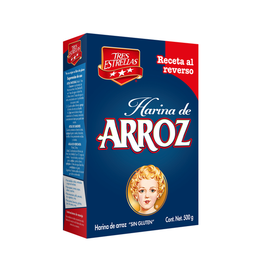 Harina De Arroz Tres Estrellas 500 G