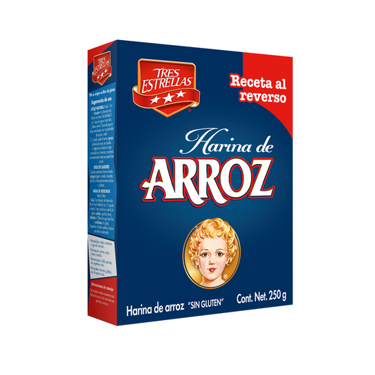 Harina De Arroz Tres Estrellas 250 GR