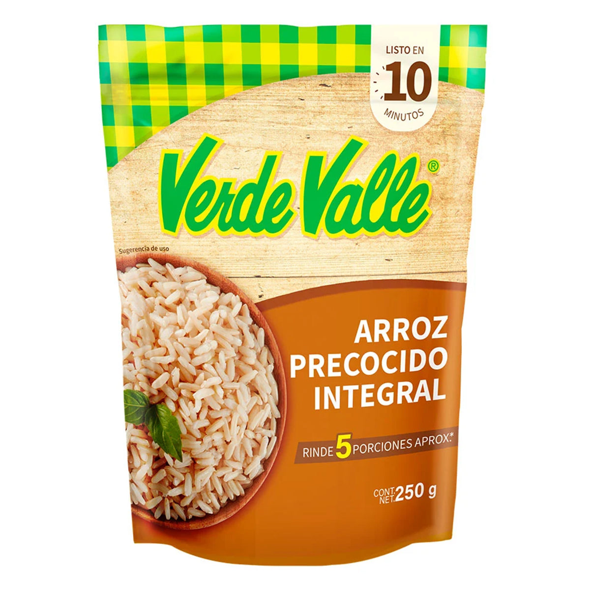 Arroz Verde Valle Precocido Integral 250 GRS