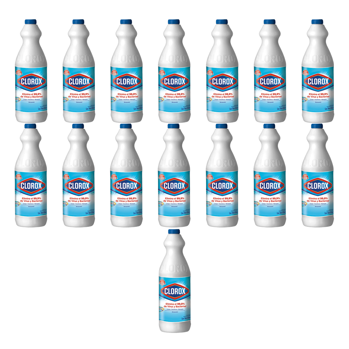 Blanqueador Clorox Regular+2pz 500 mll 930 MLL