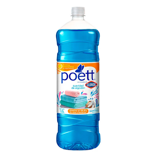 Limpiador Poett Suavidad Algodon 1.8 LTS