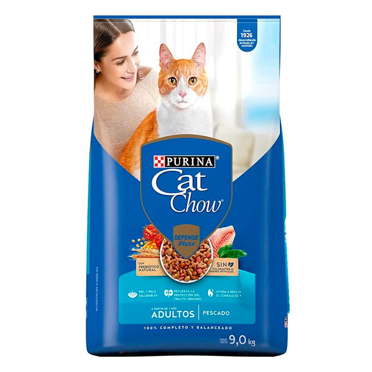 Alimento Para Gato Purina Cat Chow de Pescado 9 kg 9 KGS